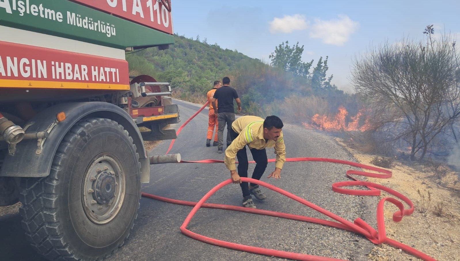 Hatay’daki orman yangını kontrol altında